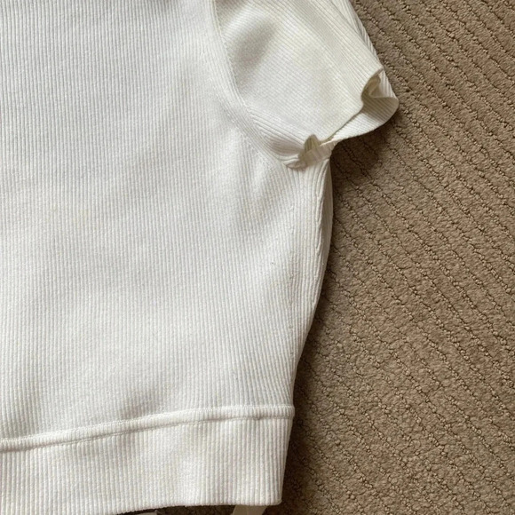 Wilfred Cream V-Neck Sweater - Picture 16 of 16